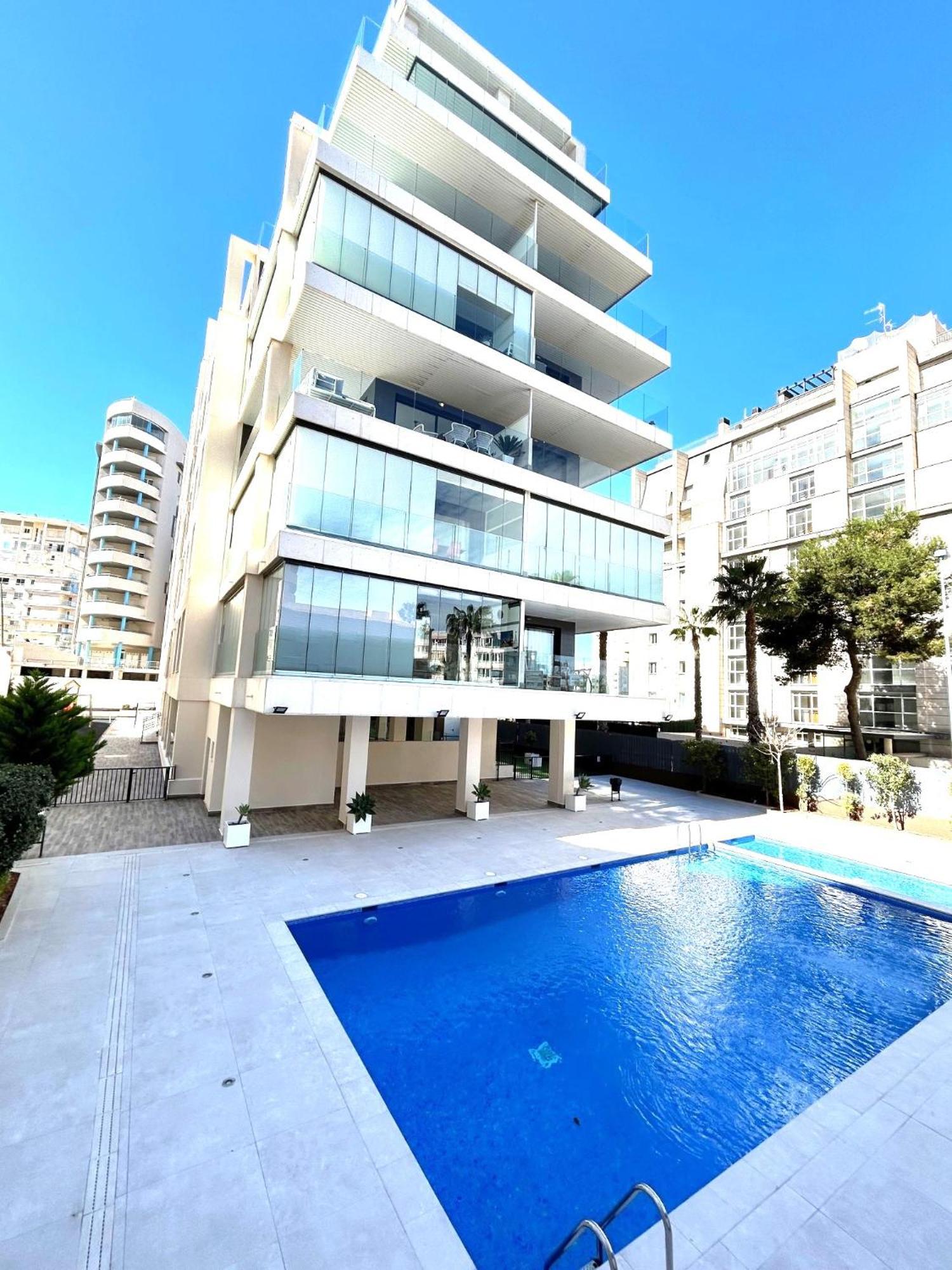 Calpe Beach II - Sea & Pool View Apartment Luaran gambar