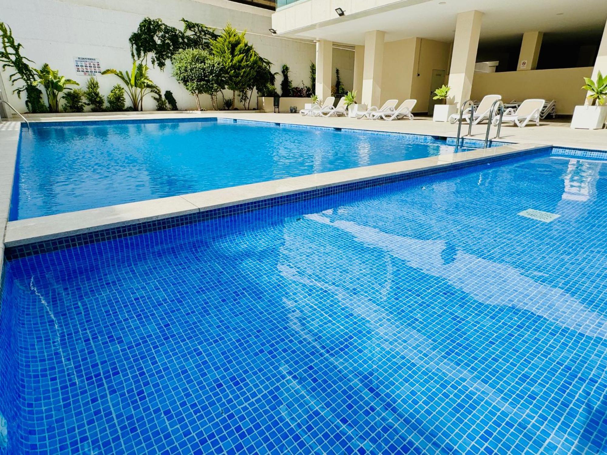 Calpe Beach II - Sea & Pool View Apartment Luaran gambar